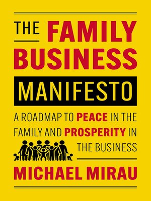 cover image of The Family Business Manifesto